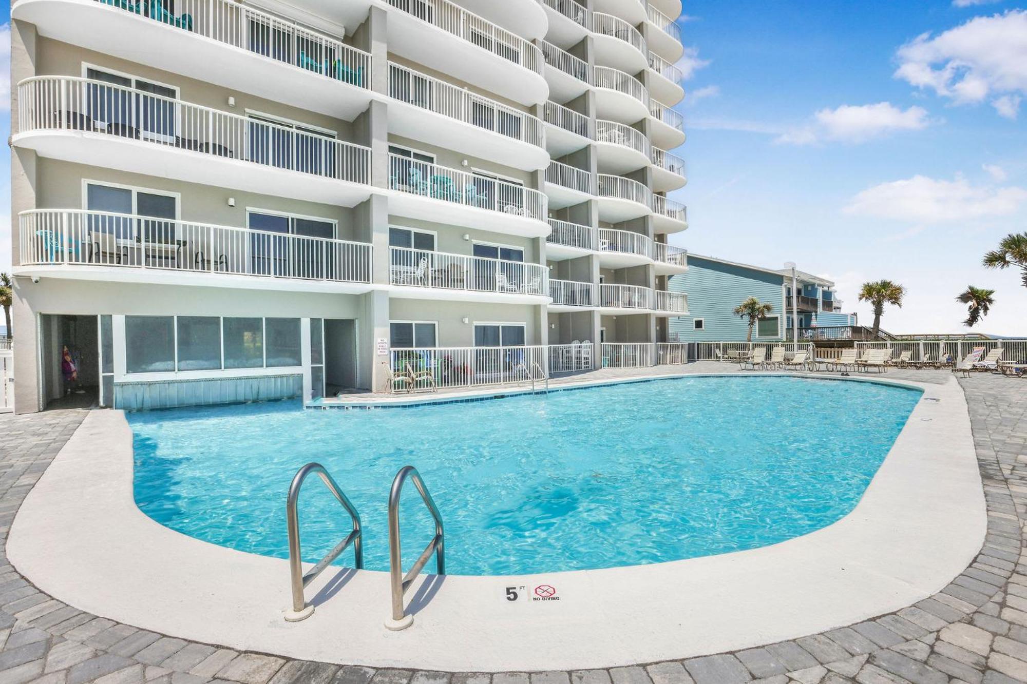 Tradewinds 602- Beachfront Heated Indoor Pool Orange Beach Exterior foto